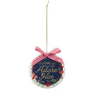 Ornament Round O Come Let us Adore Him