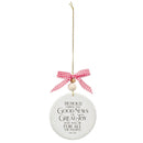 Ornament Round Good News Great Joy Luke 2:10