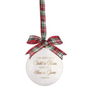 Ornament Round A Child is Born Isa. 9:6