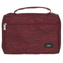 Ichthus Patch Burgendy Bible Cover.