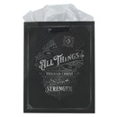 Through Christ Black and Silver Medium G