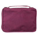 Plum Poly-Canvas Value Bible Cover with