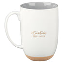 Walk By Faith White with Clay Base