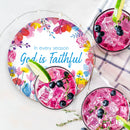 God is trouw keramische hangende decoratie