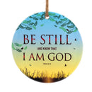 Be still keramische hangdecoratie