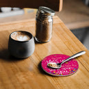 Gezegend (roze) hangende decoratie