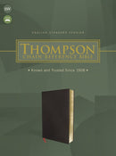 ESV Thompson Chain-Reference Bible-Black Bonded Leather Indexed