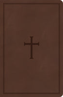 KJV Thinline Bible-Brown LeatherTouch