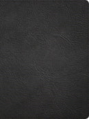 CSB Life Counsel Bible-Black Genuine Leather Indexed