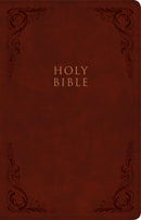 CSB Large Print Personal Size Reference Bible-Burgundy LeatherTouch Indexed