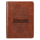 Be strong and courageous