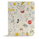 CSB Journal And Draw Bible For Kids-White Hardcover