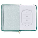 Strength and Dignity Misty Teal