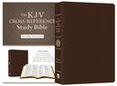 KJV Cross Reference Study Bible-Brown Bonded Leather Indexed