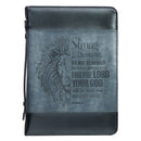 Be Strong Joshua 1:9 Black Luxleather