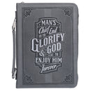 Glorify God Bible Cover Classic Gray.