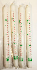 Advent candle with numbers - 23 x 2,3 cm
