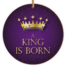 A King is born Ceramic Christmas Decoration