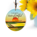 God is Faithful Hanging Decoration