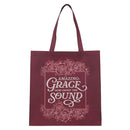 Amazing Grace Tote bag Burgundy