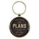 I Know the Plans Jer. 29:11 Keychain
