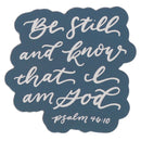 Be Still Ps. 46:10 Magnet Teal