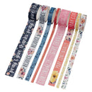 Rejoice Always 1 Thess. 5:16-18 Washi Tape Set 8pc