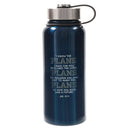 Water Bottle SS Blue Grad Plans Jer. 29:11