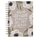 May the God of All Hope Fill You With Joy Rom. 15:13 Journal Spiral-bound