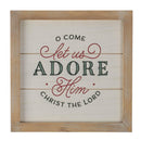 Wall Art Let Us Adore Him