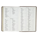 Crown of Thorns, Brown KJV Bible Giant Print Full-size Faux Leather,