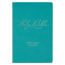 KJV Bible Gift Faux Leather, Teal