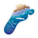 Footprints Christian Vinyl Sticker