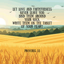 Love and faithfulness Tegel Engels