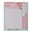 Calendar/Stationery set w/pen Rose & Hydrangeas Ecc. 3:11