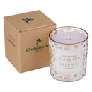 Bless You and Keep You Num. 6:24 Glass Candle