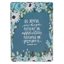Be Joyful in Hope Rom. 12:12 Clipboard w/ Pad Blue