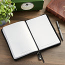 Man of God 1 Tim 6:11 Journal Classic Zip Two-tone Brown and Black Zippered
