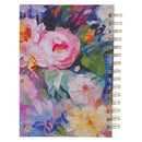 Sweet Friendship Journal Spiral Multi Painted Floral