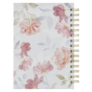 Walk By Faith 2 Cor. 5:7 Journal Spiral White Floral