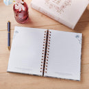Trust In the Lord Prov. 3:5 Journal Spiral Blue Floral