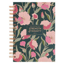 Strength & Dignity Prov. 3:5 Journal Spiral