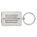 Be Strong And Courageous Josh. 1:9 Keychain