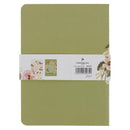 Good Gift and Rejoice Notebook Set Medium 2pc Cream Green Floral
