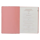 NLT, The Spiritual Growth Bible Faux Leather, Pink Floral