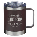 Commit Everything You Do Ps. 37:5 Tumbler SS Brown