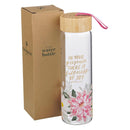 Your Presence There Is Fullness Of Joy Ps. 16:11 Water Bottle Glass In