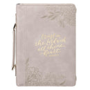 Trust In The Lord Prov. 3:5 Bible Cover Fashion Taupe