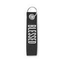 Blessed felt keyring