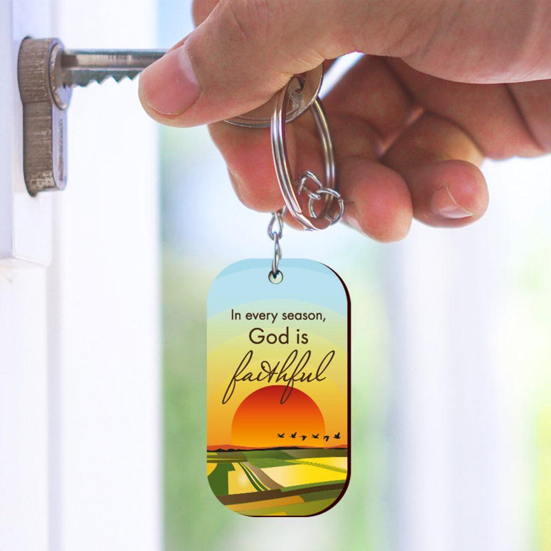 God is trouw sleutelhanger